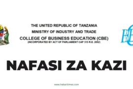 Nafasi za kazi CBE Tanzania – July 2024